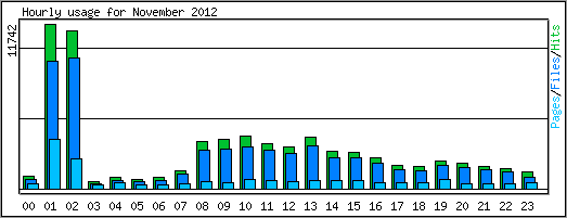 Hourly usage