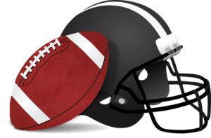 Picture of Football & Football Helmet