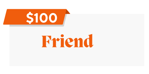 Friend Sponsorship Level image $100