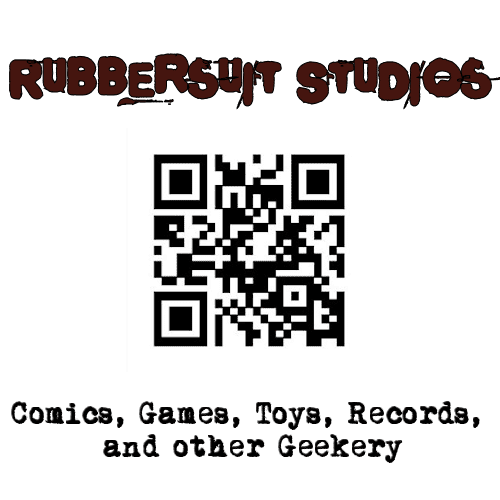 Rubbersuit Studios QR Code & logo