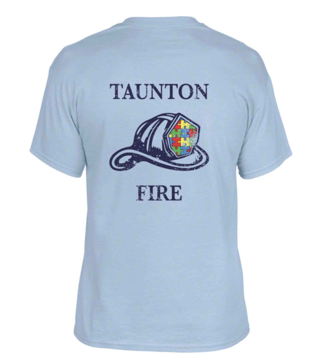 Taunton Fire Department autism t-shirt
